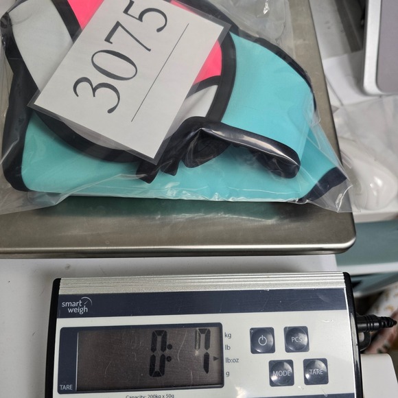 NWT TRIANGL Swimwear Neoprene Bikini Set Turquoise Pink White Black Womens XL - Picture 8 of 8